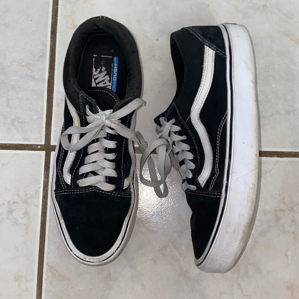 Vans black shoes